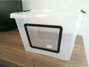 plastic box insects enclosure farm insect phasmid stick 3d print model - Mito3D