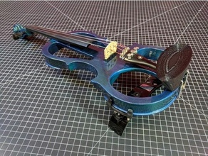 Violine Kinnhalter extra 30 35 40 mm Kinn ausruhen Viola 3d print model - Mito3D