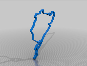 nurburgring circuit motorbike track 3d print model - Mito3D