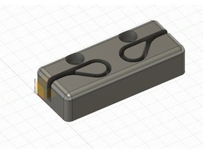 x-carriage belt attachment blv mgn12 3d printer 13mm 3d print model - Mito3D