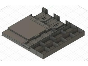 an 1800 planche Jeu insérer grille recouvrir 3d print model - Mito3D