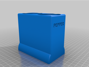 lidl salt & pepper holder 3d print model - Mito3D