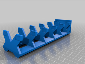 6 car hotwheels stand rack support required matchbox 3d print model - Mito3D
