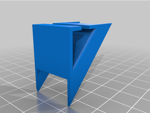 ikea billy shelf pass corner 3d print model - Mito3D