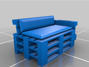 tt échelle 1 120 branché palette meubles 3d print model - Mito3D