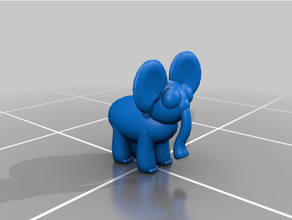 Elefant 3d print model - Mito3D