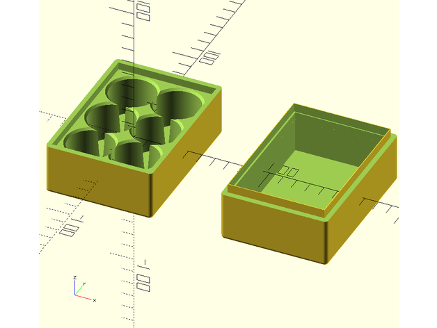 Batterie Box Deckel Variante 1 3D print model - Mito3D