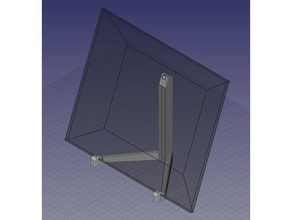 einfach Stand intensiatisch Medien Galerie 97 Digital Foto Rahmen 3d print model - Mito3D
