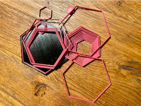 Magie Hexagon Spielerei 3d print model - Mito3D