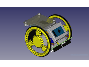 rueda escornabot engranaje planetario retoescornabot 3d print model - Mito3D