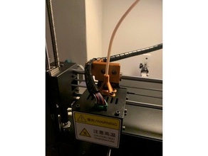 anycubic mega hotend cable guide 3d print model - Mito3D
