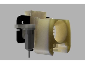 ender5 pro Voron postcombustion bl toucher monter 3d print model - Mito3D