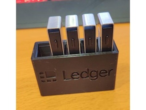 multiple ledger nano storage box 3d print model - Mito3D