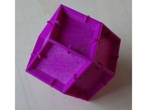 rhombic dodecahedron 3d print model - Mito3D