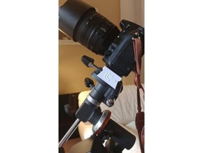 äquatorial montieren cg 2 Nikon dslr Schnittstelle Astrofotografie Celestron cg2 3d print model - Mito3D