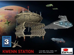 kwenn Bahnhof Platz Krieg Sterne Star Kriege Legion Zarkus Modell Kits 3d print model - Mito3D
