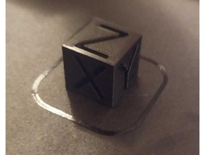 cubo kalibrasyon 20x20x20mm 3d print model - Mito3D