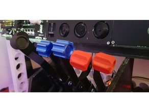 baron b58 Manette Gaz équipement levier boutons 3d print model - Mito3D