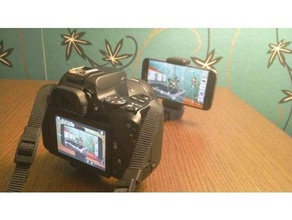 Telefono titolare supporto dslr telecamera montare i phone video catturare 3d print model - Mito3D