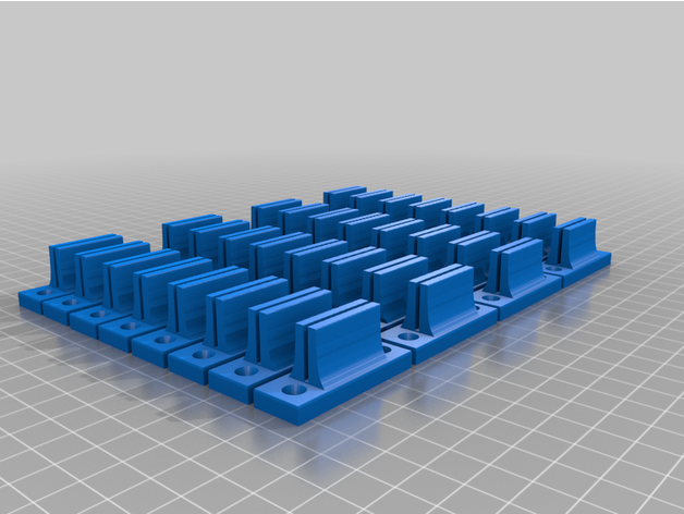 wood-plexiglass connectors 15mm v1 1x4 wood construction systems ender 3 pro v2 3D print model - Mito3D