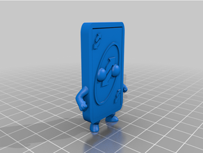 personalizadas reverter cartão funko pop 3d print model - Mito3D