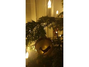 Harry vasaio Natale palle posteriore gufo cupo palla ornamento albero Potter 3d print model - Mito3D