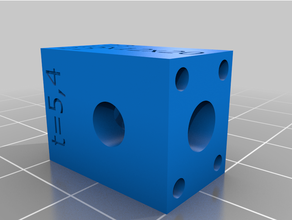 prueba dimensional exactitud dimensión agujero 3d print model - Mito3D