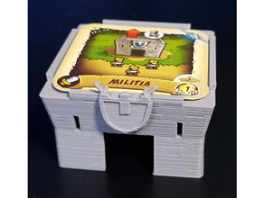 reino pressa milícia torres 1 2 3 4 jogo tabuleiro borda jogos Kingdomrush fenda torre 3d print model - Mito3D