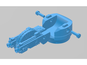 generic 28mm armoured vehicle parts 3d print model - Mito3D