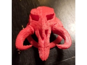 mandalorianskull comienzo cubierta carcasa funda mandaloriano mitosaurio cráneo 3d print model - Mito3D
