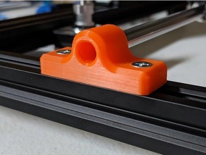 anet a8 y-axis rod mounts axis 3d print model - Mito3D