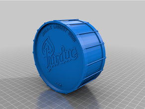 purdue gros basse tambour mascotte 3d print model - Mito3D