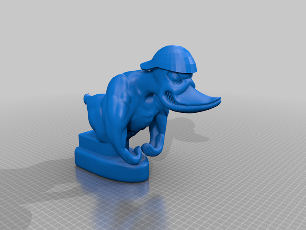 steriod konvoy ördek şapka 3D print model - Mito3D