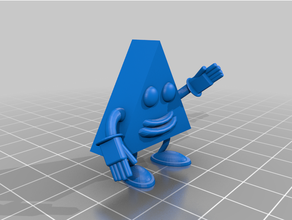 personalizado bailando triángulo funko popular 3d print model - Mito3D