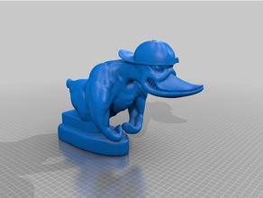 steriod convoglio anatra Flip orlo cappello 3d print model - Mito3D