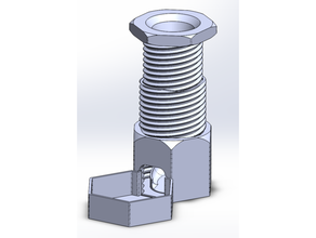 roscado plegable torre tornillo hilo 3d print model - Mito3D