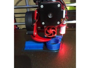 anet a8 fan duct 3d print model - Mito3D