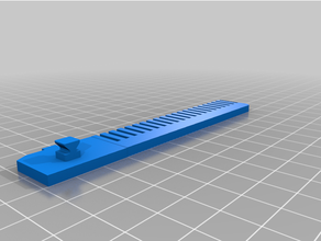 comb replacement blade 3d print model - Mito3D