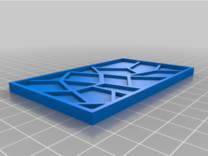 boya karıştırma tepsi Sanat geometrik minyatür boyama 3d print model - Mito3D