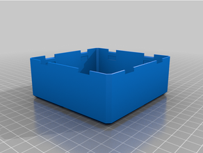 empilable pièces bacs récipient 3d print model - Mito3D