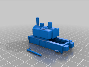 009 oo9 quarry pannier tank miniature model scale railway 3d print model - Mito3D