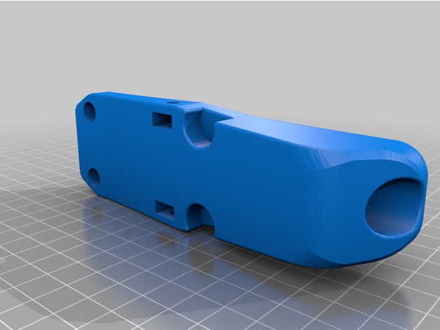 incurvé rétractable crosse sabre m20 3D print model - Mito3D