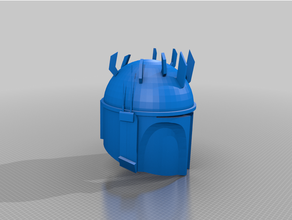 mandaloriano casco búhos clan 3d print model - Mito3D