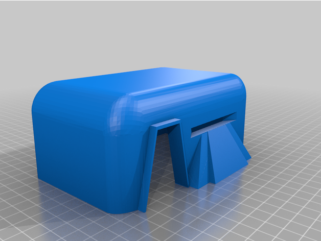 small simple bunker 32mmm miniature sci fi 3D print model - Mito3D