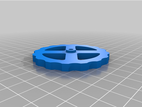 bed level wheel m3 threaded insert leveling ruthex 3d print model - Mito3D