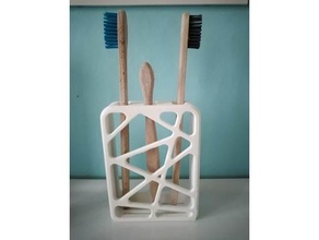 toothbrush holder toothbrush toothbrush holder 3d print model - Mito3D