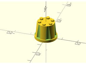 rc 1 10 escala roda noz cobrir bainha 3d print model - Mito3D