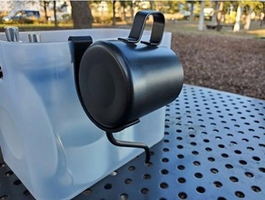 clip holder 250ml gooseneck kettle 3d print model - Mito3D