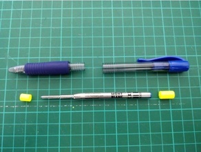 pilot g2 mont blanc refill g-2 hack montblanc pen pencil pilotg2 3d print model - Mito3D