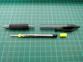 pilot g2 dupont refill g-2 hack pen pencil 3d print model - Mito3D